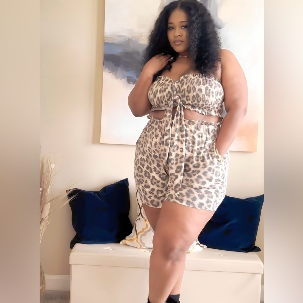 Leopard Short Set - Picture 4 of 4